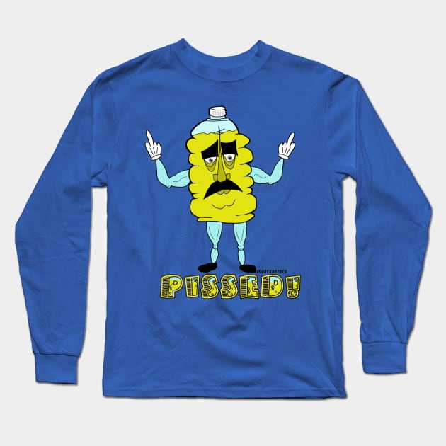 Pissed!! Long Sleeve T-Shirt by HacknStack